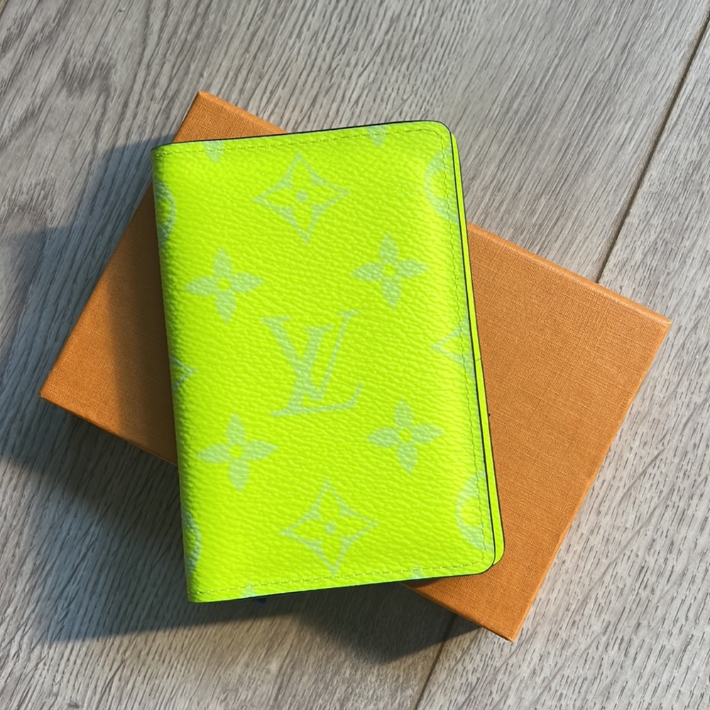 Brand New Louis Vuitton Monogram Taiga Pocket Organizer